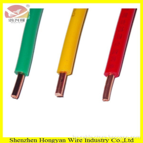 pvc insulation BV wire white copper